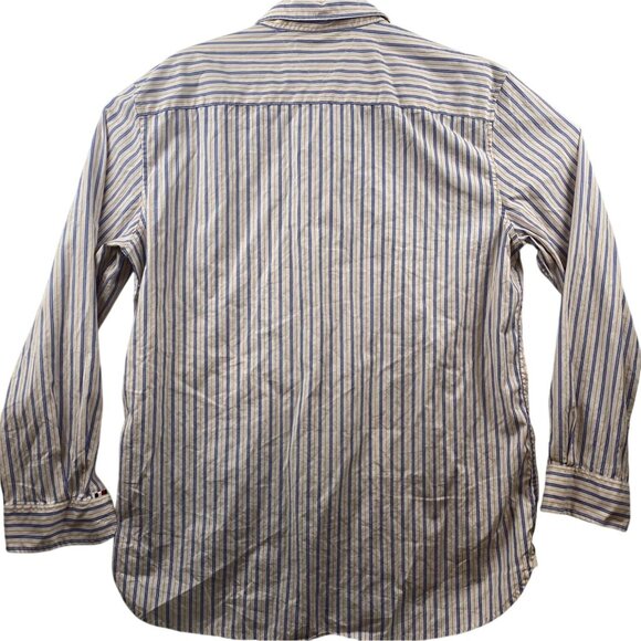 Tommy Hilfiger Men's Shirt XL Striped Long Sleeve Button-Up Classic Fit Preppy - Picture 2 of 8
